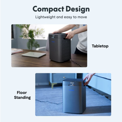 Y2-G FlowLite Air Purifier 34W, H13 HEPA  Carbon 3-in-1 Filter, 210 Sq Ft Room Coverage, Ultra Quiet Operation